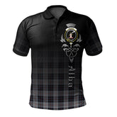 Clan MacRae Dress 02 Tartan Polo Shirt - Alba Celtic Style BH25 MacRae Dress 02 Tartan Tartan Polo