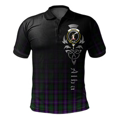 Clan MacRae Hunting 03 Tartan Polo Shirt - Alba Celtic Style BR95 MacRae Hunting 03 Tartan Tartan Polo