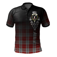 Clan MacRae of Conchra 02 Tartan Polo Shirt - Alba Celtic Style LO76 MacRae of Conchra 02 Tartan Tartan Polo
