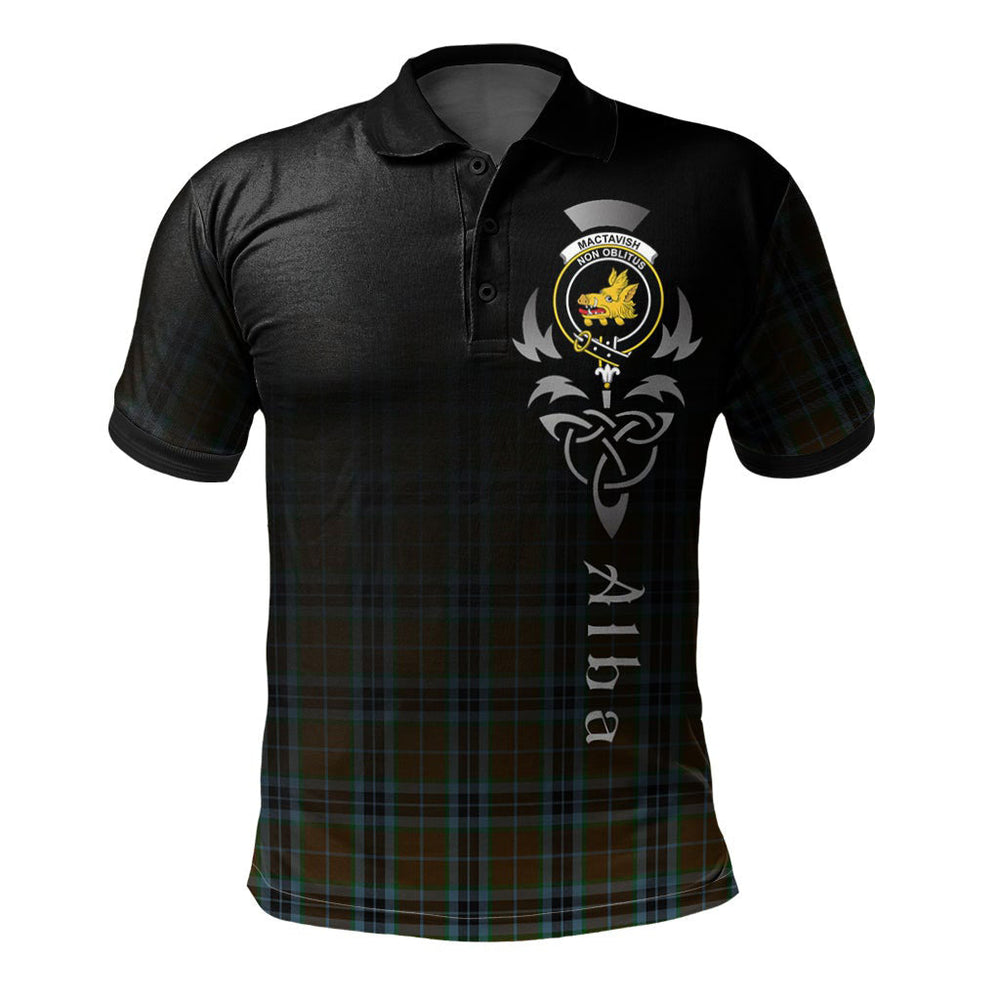 Clan MacTavish Hunting Tartan Polo Shirt - Alba Celtic Style KO37 MacTavish Hunting Tartan Tartan Polo