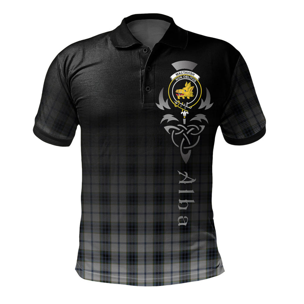 Clan MacTavish of Dunardry Dress Tartan Polo Shirt - Alba Celtic Style XO82 MacTavish of Dunardry Dress Tartan Tartan Polo