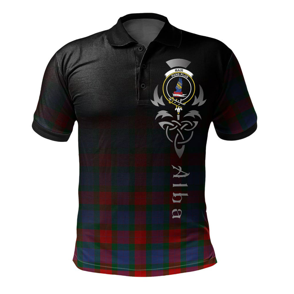 Clan Mar Tartan Polo Shirt - Alba Celtic Style YV77 Mar Tartan Tartan Polo