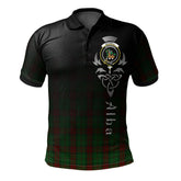 Clan Maxwell Hunting Tartan Polo Shirt - Alba Celtic Style LK36 Maxwell Hunting Tartan Tartan Polo