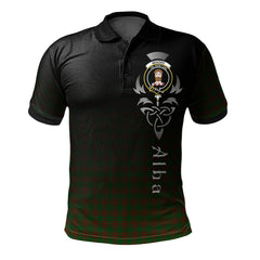Clan Menzies Tartan Polo Shirt - Alba Celtic Style IB59 Menzies Tartan Tartan Polo