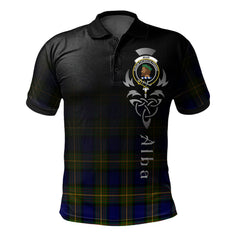 Clan Muir Tartan Polo Shirt - Alba Celtic Style ZU16 Muir Tartan Tartan Polo