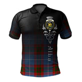 Clan Newton Tartan Polo Shirt - Alba Celtic Style YD57 Newton Tartan Tartan Polo