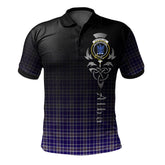 Clan Ochterlony Tartan Polo Shirt - Alba Celtic Style UM75 Ochterlony Tartan Tartan Polo