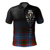 Clan Pennycook Tartan Polo Shirt - Alba Celtic Style SZ87 Pennycook Tartan Tartan Polo