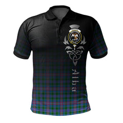 Clan Ralston 01 Tartan Polo Shirt - Alba Celtic Style KN17 Ralston 01 Tartan Tartan Polo
