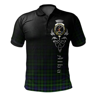 Clan Rollo Tartan Polo Shirt - Alba Celtic Style