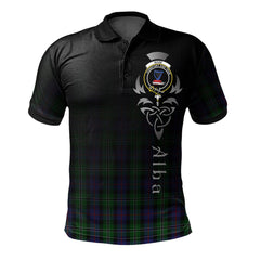 Clan Rose Hunting Tartan Polo Shirt - Alba Celtic Style FO57 Rose Hunting Tartan Tartan Polo