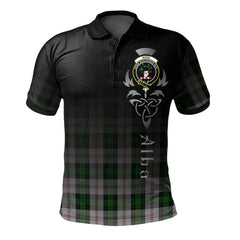 Clan Ross Arisaid Tartan Polo Shirt - Alba Celtic Style CB67 Ross Arisaid Tartan Tartan Polo
