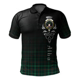 Clan Ross Hunting Modern Tartan Polo Shirt - Alba Celtic Style KY72 Ross Hunting Modern Tartan Tartan Polo