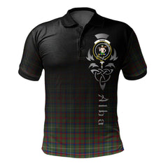 Clan Shaw Green Modern Tartan Polo Shirt - Alba Celtic Style IR20 Shaw Green Modern Tartan Tartan Polo