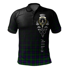 Clan Shaw Modern Tartan Polo Shirt - Alba Celtic Style DN32 Shaw Modern Tartan Tartan Polo