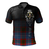 Clan Skirving Tartan Polo Shirt - Alba Celtic Style VM63 Skirving Tartan Tartan Polo