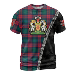 Personalized Clan Akins Tartan Shirt with Scotland Coat of Arms & Custom Name LJ64