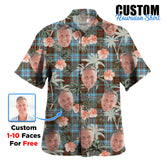 Clan Anderson Ancient Tartan Custom Face Hawaiian Shirt – Unisex Gift for Family Members, Summer Party QE39 Anderson Ancient Tartan Tartan Hawaii Shirt