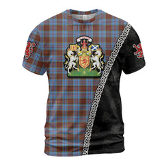 Personalized Clan Anderson Modern Tartan Shirt with Scotland Coat of Arms & Custom Name GF98