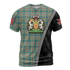 Personalized Clan Balfour Blue Tartan Shirt with Scotland Coat of Arms & Custom Name FJ84