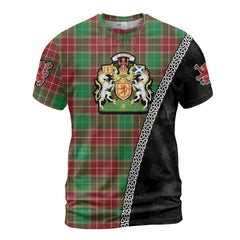 Personalized Clan Baxter Modern Tartan Shirt with Scotland Coat of Arms & Custom Name RP21