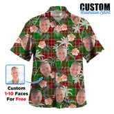 Clan Baxter Modern Tartan Custom Face Hawaiian Shirt – Unisex Gift for Family Members, Summer Party QT37 Baxter Modern Tartan Tartan Hawaii Shirt
