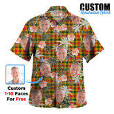 Clan Baxter Tartan Custom Face Hawaiian Shirt – Unisex Gift for Family Members, Summer Party UD85 Baxter Tartan Tartan Hawaii Shirt