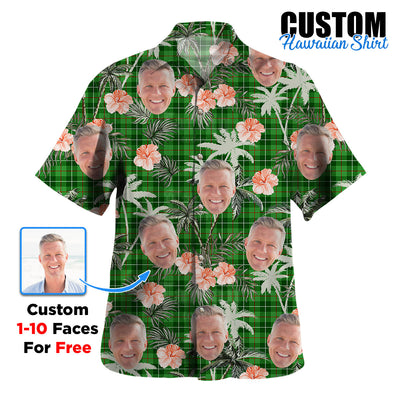 Clan Blane 1 Tartan Custom Face Hawaiian Shirt – Unisex Gift for Family Members, Summer Party