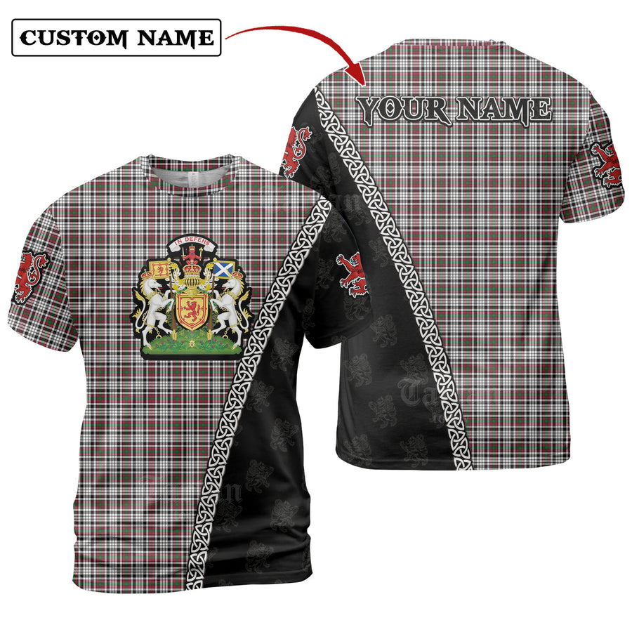 Borthwick Tartan Shirt with Scotland Coat of Arms & Custom Name LO65