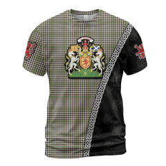 Personalized Clan Burns Check Tartan Shirt with Scotland Coat of Arms & Custom Name EQ22