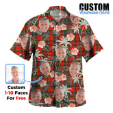 Clan Butter Tartan Custom Face Hawaiian Shirt – Unisex Gift for Family Members, Summer Party GK24 Butter Tartan Tartan Hawaii Shirt