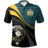 Clan Campbell of Cawdor Ancient Tartan Polo Shirt - Royal Coat Of Arms Style XA74 Campbell of Cawdor Ancient Tartan Tartan Polo