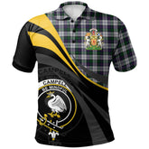 Clan Campbell of Cawdor Dress Tartan Polo Shirt - Royal Coat Of Arms Style SH92 Campbell of Cawdor Dress Tartan Tartan Polo
