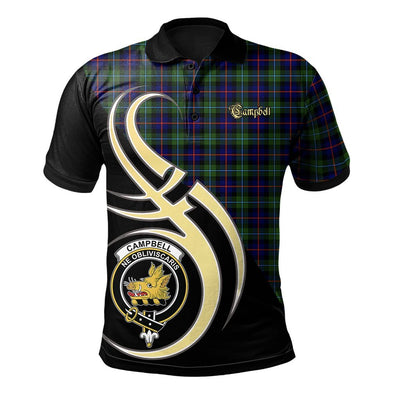 Clan Campbell of Cawdor Modern Tartan Polo Shirt - Believe In Me Style