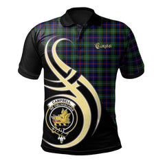 Clan Campbell of Cawdor Modern Tartan Polo Shirt - Believe In Me Style TT33 Campbell of Cawdor Modern Tartan Tartan Polo