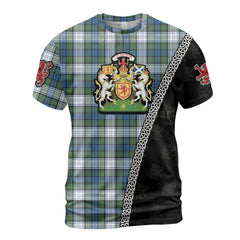 Personalized Clan Campbell Dress Ancient Tartan Shirt with Scotland Coat of Arms & Custom Name NV40
