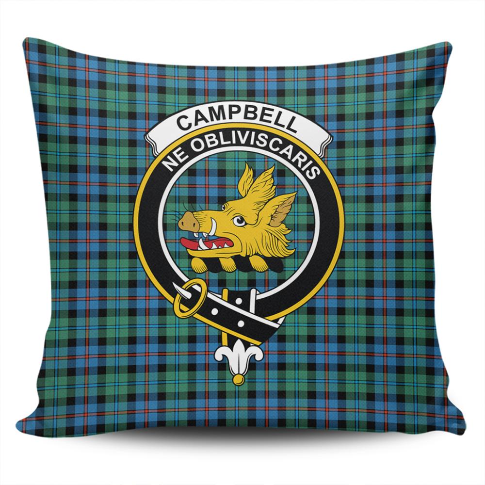 Clan Campbell of Cawdor Ancient Tartan Crest Pillow Cover ZC54 Clan Campbell of Cawdor Tartan Today