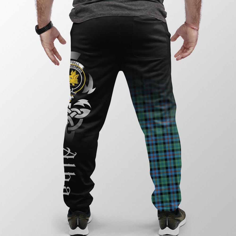Clan Campbell Of Cawdor Ancient Tartan Crest Jogger Sweatpants Alba Celtic Style WB55 Clan Campbell of Cawdor Tartan Today