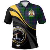 Clan Carmichael Tartan Polo Shirt - Royal Coat Of Arms Style AL93 Carmichael Tartan Tartan Polo