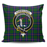 Clan Carmichael Modern Tartan Crest Pillow Cover LP33 Clan Carmichael Tartan Today