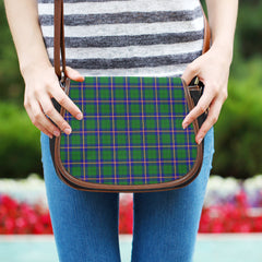 Clan Carmichael Modern Tartan Saddle Handbags UN27 Clan Carmichael Tartan Today