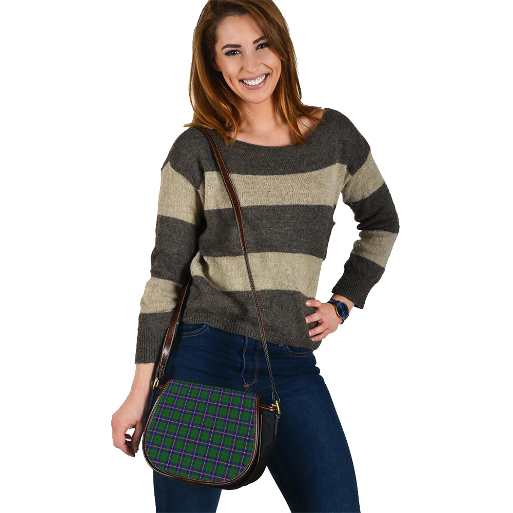 Clan Carmichael Modern Tartan Saddle Handbags UN27 Clan Carmichael Tartan Today
