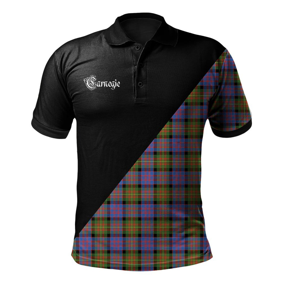 Clan Carnegie Ancient Clan - Military Polo Shirt IC31 Carnegie Ancient Tartan Tartan Polo