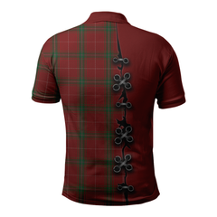 Clan Carruthers Tartan Polo Shirt - Lion Rampant And Celtic Thistle Style HU51 Carruthers Tartan Tartan Polo