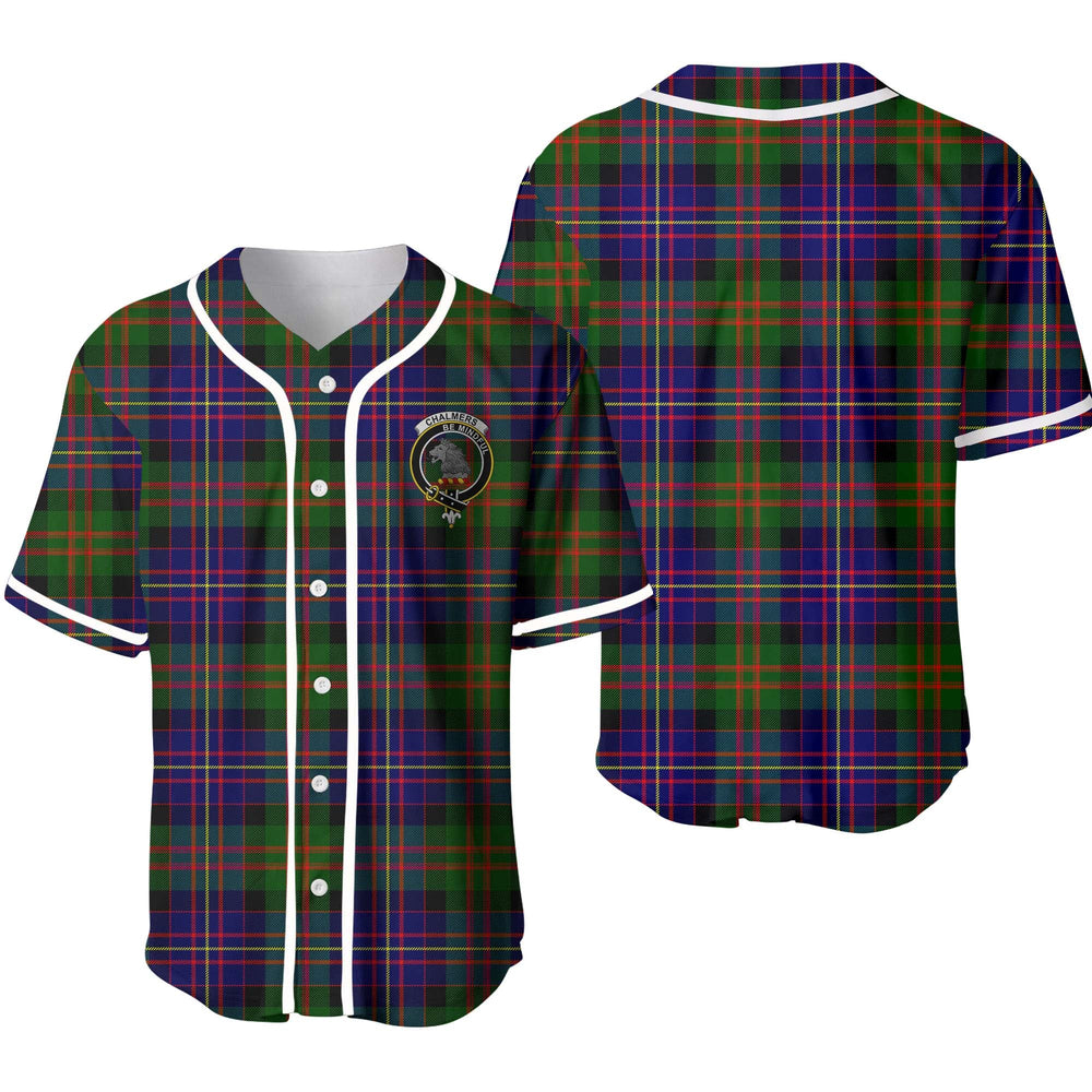 Clan Chalmers Tartan Unisex Baseball Jersey CX65WT64 Clan Chalmers Tartan Today