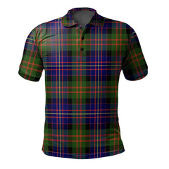 Clan Chalmers Modern Tartan Polo Shirt LS39 Chalmers Modern Tartan Tartan Polo