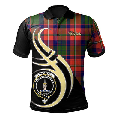 Clan Charteris Tartan Polo Shirt - Believe In Me Style