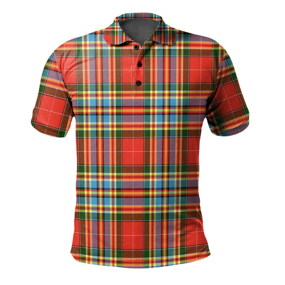 Clan Chattan 01 Tartan Polo Shirt GL29 Chattan 01 Tartan Tartan Polo