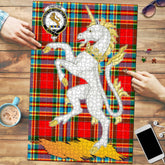 Clan Chattan Tartan Crest Unicorn Scotland Jigsaw Puzzles Gift For Family OG98 Clan Chattan Tartan Today