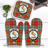 Clan Chattan Tartan Crest Oven Mitt And Pot Holder (2 Oven Mitts + 1 Pot Holder) MR94 Clan Chattan Tartan Today